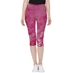 Inside Out Lightweight Velour Capri Leggings  