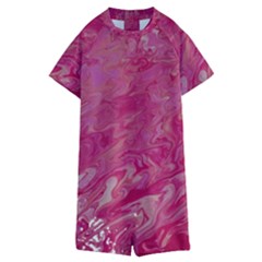 Kids  Boyleg Half Suit Swimwear 