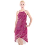 My Pour Cup Painting CBDOilPrincess 5ccf1e57-fc80-4e9f-bf46-a93057c672a9 High-Low Halter Chiffon Dress 