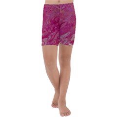 Kids  Lightweight Velour Capri Yoga Leggings 