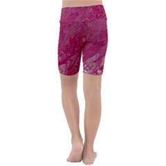 Kids  Lightweight Velour Cropped Yoga Leggings 