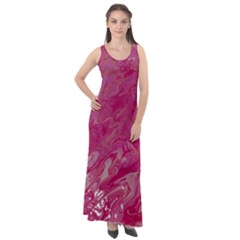 Sleeveless Velour Maxi Dress 