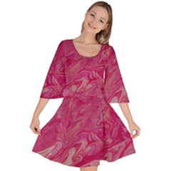 Velour Kimono Dress 