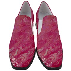 Women Slip On Heel Loafers 