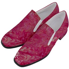 Women Slip On Heel Loafers 