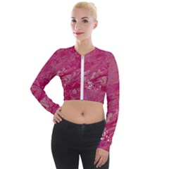 Long Sleeve Cropped Velvet Jacket 