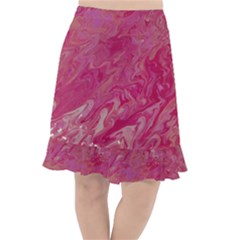 Fishtail Chiffon Skirt 