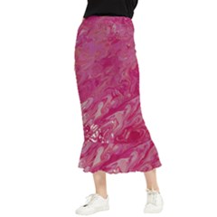 Maxi Fishtail Chiffon Skirt 