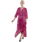 My Pour Cup Painting CBDOilPrincess 5ccf1e57-fc80-4e9f-bf46-a93057c672a9 Quarter Sleeve Wrap Front Maxi Dress