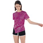 My Pour Cup Painting CBDOilPrincess 5ccf1e57-fc80-4e9f-bf46-a93057c672a9 Asymmetrical Short Sleeve Sports Tee