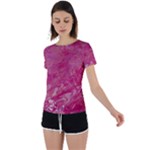 My Pour Cup Painting CBDOilPrincess 5ccf1e57-fc80-4e9f-bf46-a93057c672a9 Back Circle Cutout Sports Tee