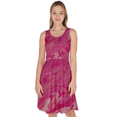 Knee Length Skater Dress With Pockets 