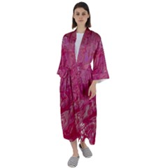 Maxi Satin Kimono 