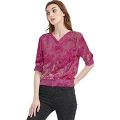 Quarter Sleeve Blouse 