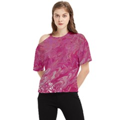 One Shoulder Cut Out T-Shirt 