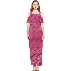 Draped Sleeveless Chiffon Jumpsuit 