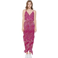 Sleeveless Tie Ankle Chiffon Jumpsuit 