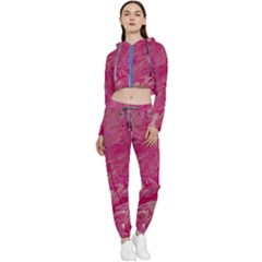 Cropped Zip Up Lounge Set 