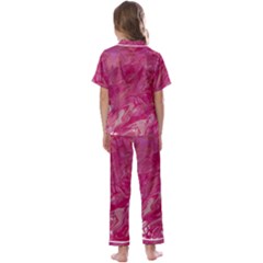 Kids  Satin Short Sleeve Pajamas Set 