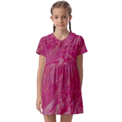 Kids  Asymmetric Collar Dress 