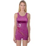 My Pour Cup Painting CBDOilPrincess E6d0aa64-0a00-4bb0-9d64-d9c98a867acf One Piece Boyleg Swimsuit