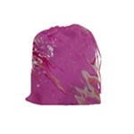 My Pour Cup Painting CBDOilPrincess E6d0aa64-0a00-4bb0-9d64-d9c98a867acf Drawstring Pouch (Large)