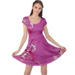My Pour Cup Painting CBDOilPrincess E6d0aa64-0a00-4bb0-9d64-d9c98a867acf Cap Sleeve Dress