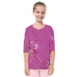 My Pour Cup Painting CBDOilPrincess E6d0aa64-0a00-4bb0-9d64-d9c98a867acf Kids  Quarter Sleeve Raglan Tee