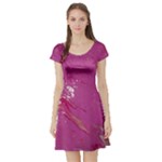 My Pour Cup Painting CBDOilPrincess E6d0aa64-0a00-4bb0-9d64-d9c98a867acf Short Sleeve Skater Dress