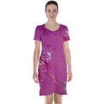 My Pour Cup Painting CBDOilPrincess E6d0aa64-0a00-4bb0-9d64-d9c98a867acf Short Sleeve Nightdress