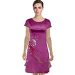 My Pour Cup Painting CBDOilPrincess E6d0aa64-0a00-4bb0-9d64-d9c98a867acf Cap Sleeve Nightdress