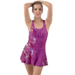 My Pour Cup Painting CBDOilPrincess E6d0aa64-0a00-4bb0-9d64-d9c98a867acf Ruffle Top Dress Swimsuit