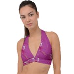 My Pour Cup Painting CBDOilPrincess E6d0aa64-0a00-4bb0-9d64-d9c98a867acf Halter Plunge Bikini Top