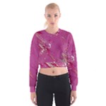 My Pour Cup Painting CBDOilPrincess E6d0aa64-0a00-4bb0-9d64-d9c98a867acf Cropped Sweatshirt