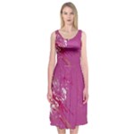 My Pour Cup Painting CBDOilPrincess E6d0aa64-0a00-4bb0-9d64-d9c98a867acf Midi Sleeveless Dress