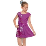 My Pour Cup Painting CBDOilPrincess E6d0aa64-0a00-4bb0-9d64-d9c98a867acf Kids  Cap Sleeve Dress