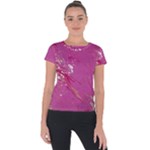 My Pour Cup Painting CBDOilPrincess E6d0aa64-0a00-4bb0-9d64-d9c98a867acf Short Sleeve Sports Top 