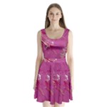 My Pour Cup Painting CBDOilPrincess E6d0aa64-0a00-4bb0-9d64-d9c98a867acf Split Back Mini Dress 