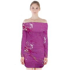 Long Sleeve Off Shoulder Dress 