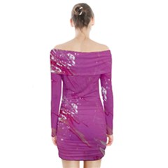 Long Sleeve Off Shoulder Dress 