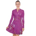 My Pour Cup Painting CBDOilPrincess E6d0aa64-0a00-4bb0-9d64-d9c98a867acf Long Sleeve Panel Dress