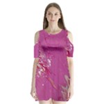 My Pour Cup Painting CBDOilPrincess E6d0aa64-0a00-4bb0-9d64-d9c98a867acf Shoulder Cutout Velvet One Piece