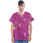 My Pour Cup Painting CBDOilPrincess E6d0aa64-0a00-4bb0-9d64-d9c98a867acf Men s V-Neck Scrub Top