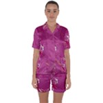 My Pour Cup Painting CBDOilPrincess E6d0aa64-0a00-4bb0-9d64-d9c98a867acf Satin Short Sleeve Pajamas Set