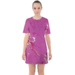 My Pour Cup Painting CBDOilPrincess E6d0aa64-0a00-4bb0-9d64-d9c98a867acf Sixties Short Sleeve Mini Dress