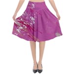 My Pour Cup Painting CBDOilPrincess E6d0aa64-0a00-4bb0-9d64-d9c98a867acf Flared Midi Skirt