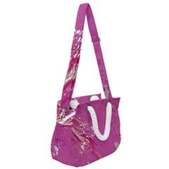 Rope Handles Shoulder Strap Bag 