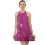 My Pour Cup Painting CBDOilPrincess E6d0aa64-0a00-4bb0-9d64-d9c98a867acf Halter Tie Back Chiffon Dress