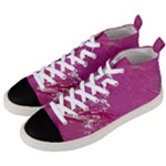 My Pour Cup Painting CBDOilPrincess E6d0aa64-0a00-4bb0-9d64-d9c98a867acf Men s Mid-Top Canvas Sneakers