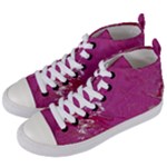 My Pour Cup Painting CBDOilPrincess E6d0aa64-0a00-4bb0-9d64-d9c98a867acf Women s Mid-Top Canvas Sneakers